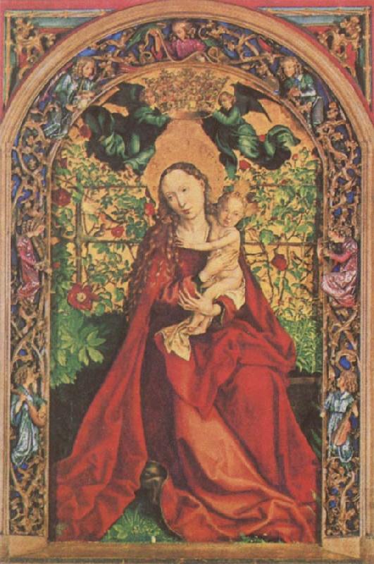 Martin Schongauer Madonna at the Rose Bush France oil painting art